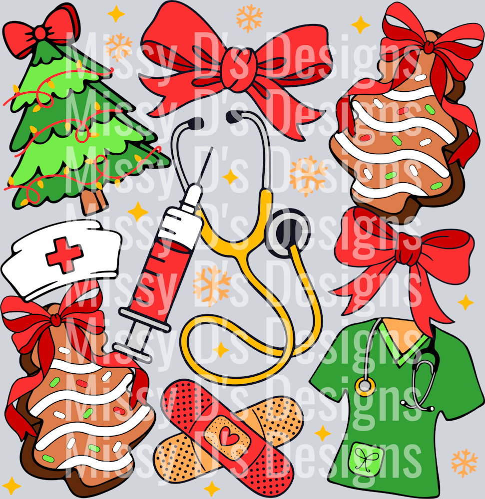 christmas nurse 1 red