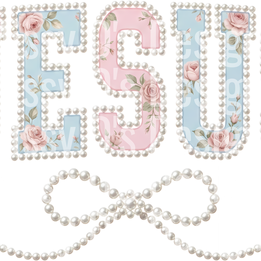 8_Jesus Floral Pearl Christian Design