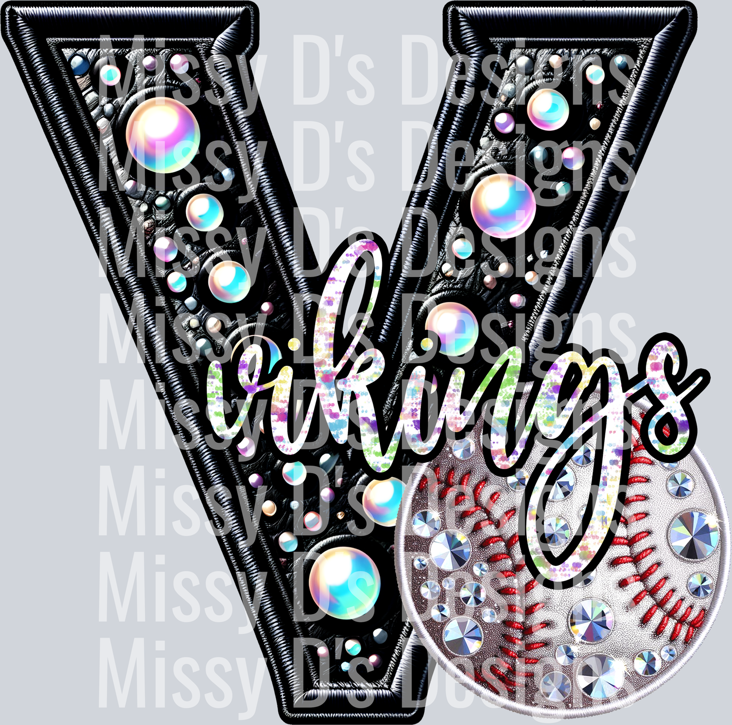 leather baseball vikings
