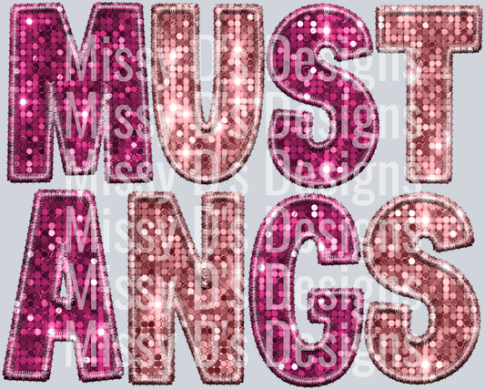 MUSTANGS PINK