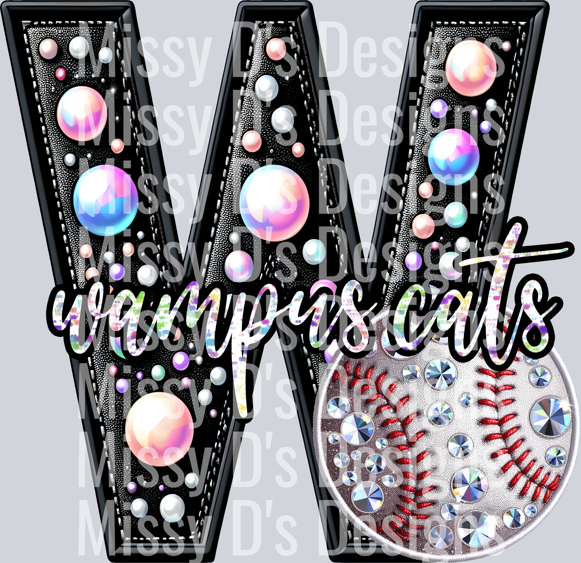 leather baseball wampus cats