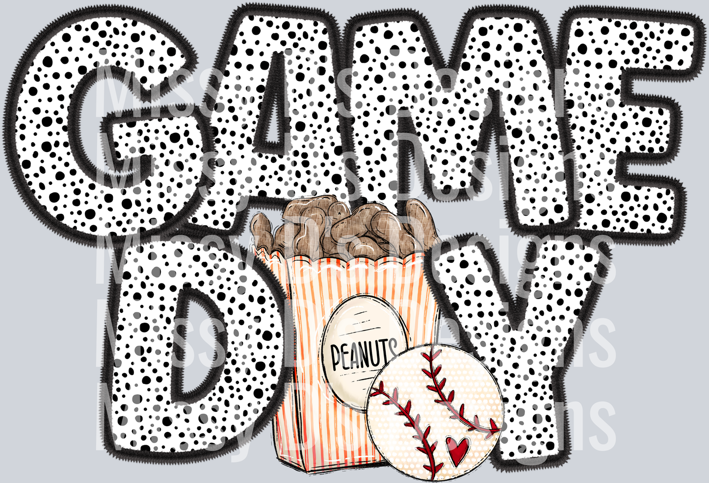 game day peanuts baseball dalmation