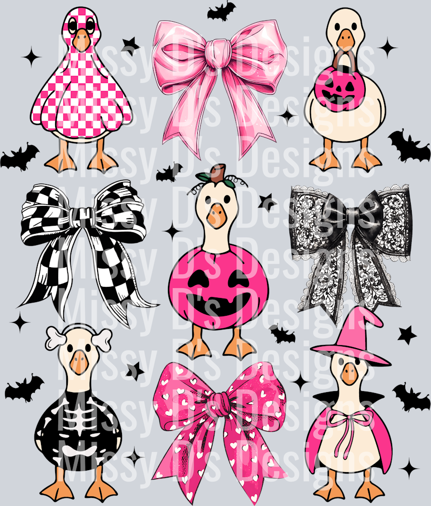 halloween coquette goose