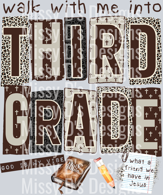 walk with me into third grade