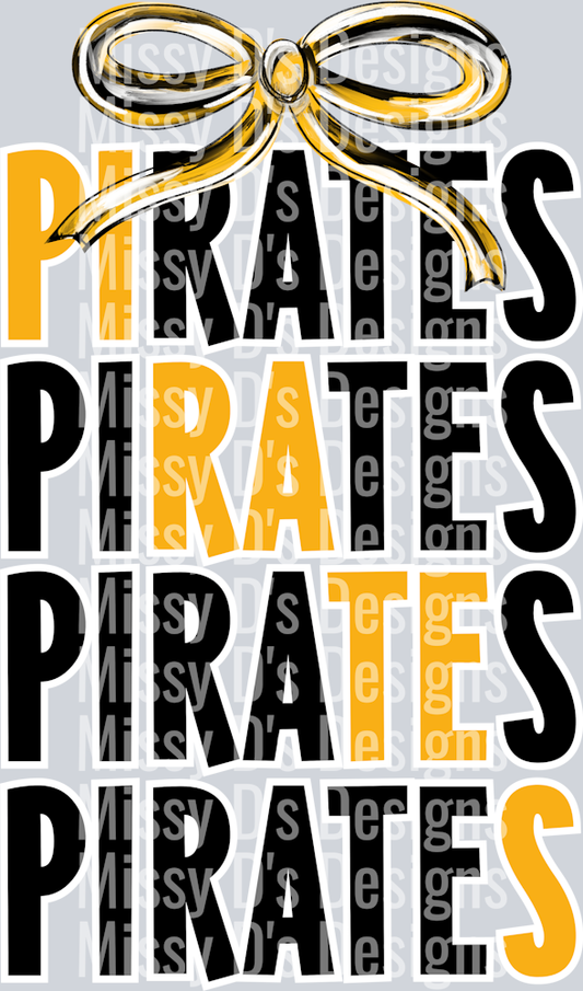 pirates stacked wtih bow