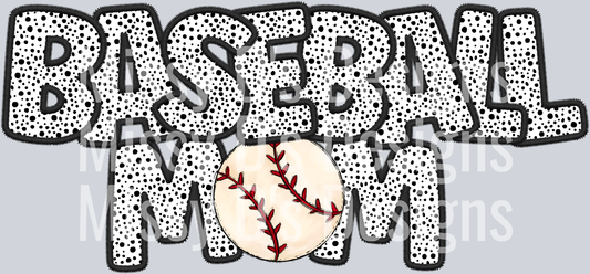 BASEBALL MOM COLOR