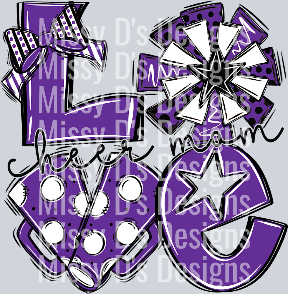 LoveCheerpurpleblkwhtmom