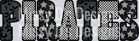 Pirates Leopard Checkered Stars