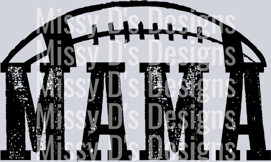 FOOTBALL MAMA SINGLE COLOR