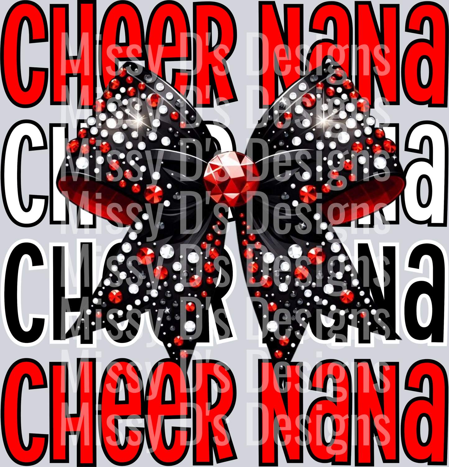 Cheer nana red