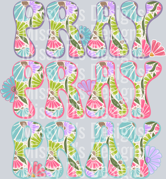 floral pray pray pray 2