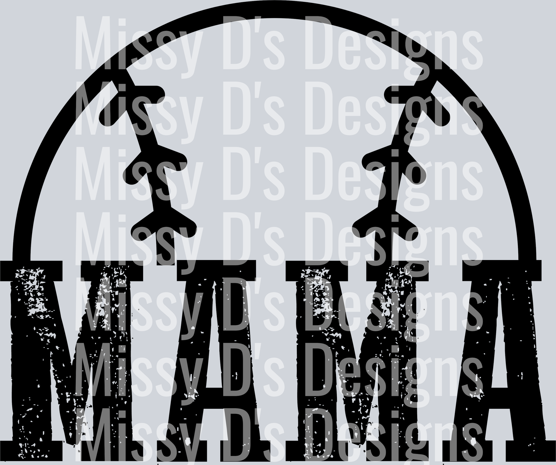 BASEBALL MAMA SINGLE COLOR