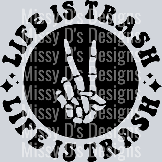 Life Is Trash Pocket Design