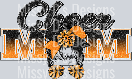 Cheer-Mom-Messy-Bun-Black-Orange