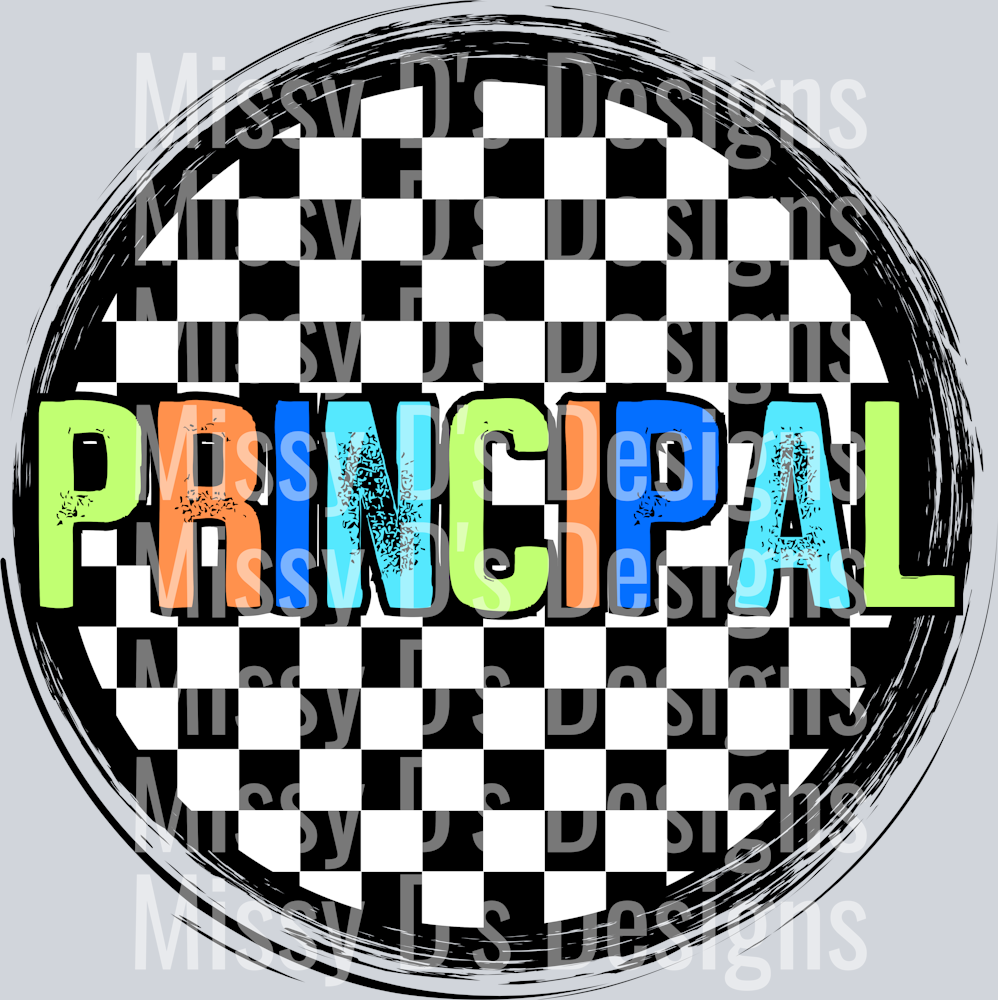 CheckeredCircleOrangePrincipal