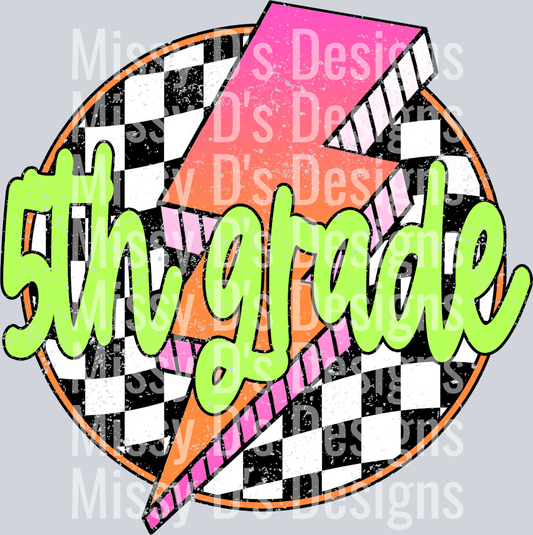 Checkered Lighting 5th Grade
