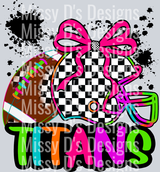 titans neon football