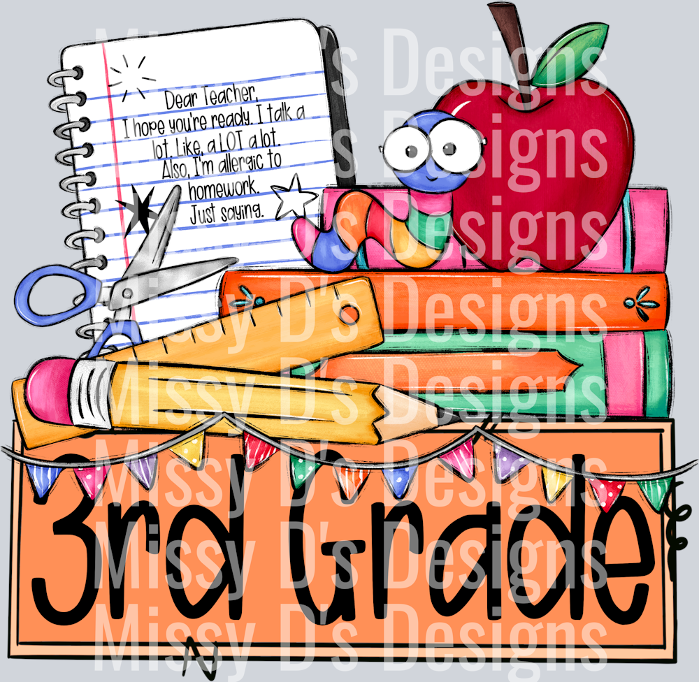 SchoolGradeNameplate3rdGrade