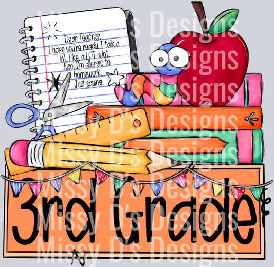 SchoolGradeNameplate3rdGrade