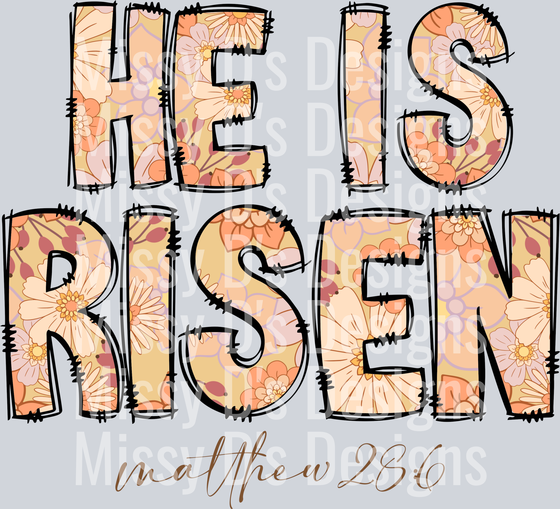 He is Risen Orange
