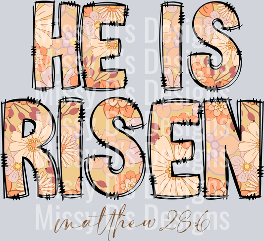 He is Risen Orange