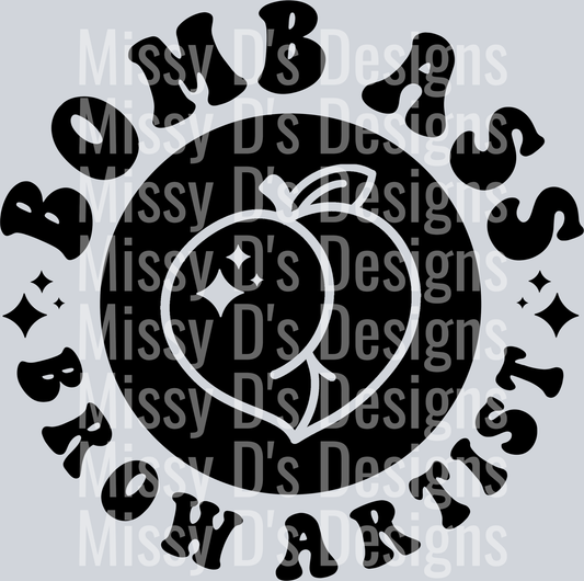 Bomb Ass Brow Artist Pocket Design