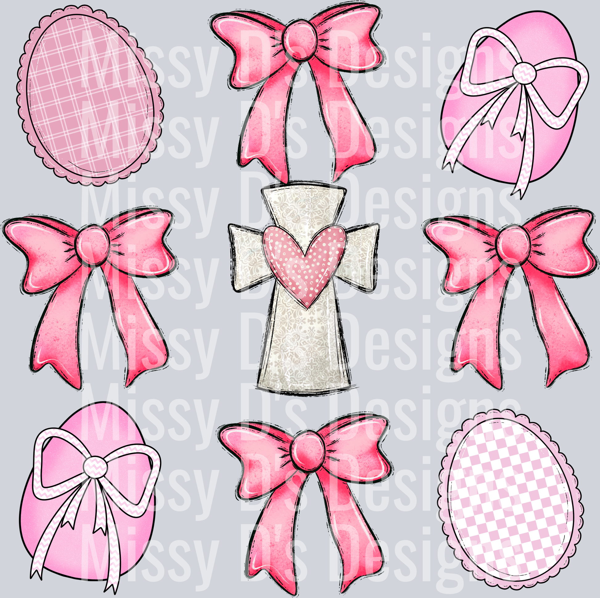 PINK CROSS COQUETTE