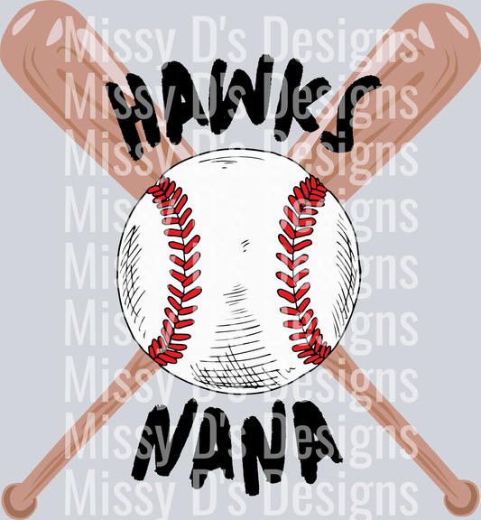 HawksNanaBaseballBat