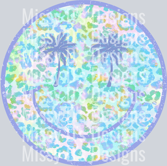 palm trees leopard smiley2