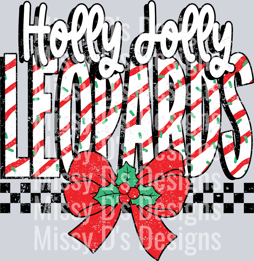 Holly Jolly Leopards