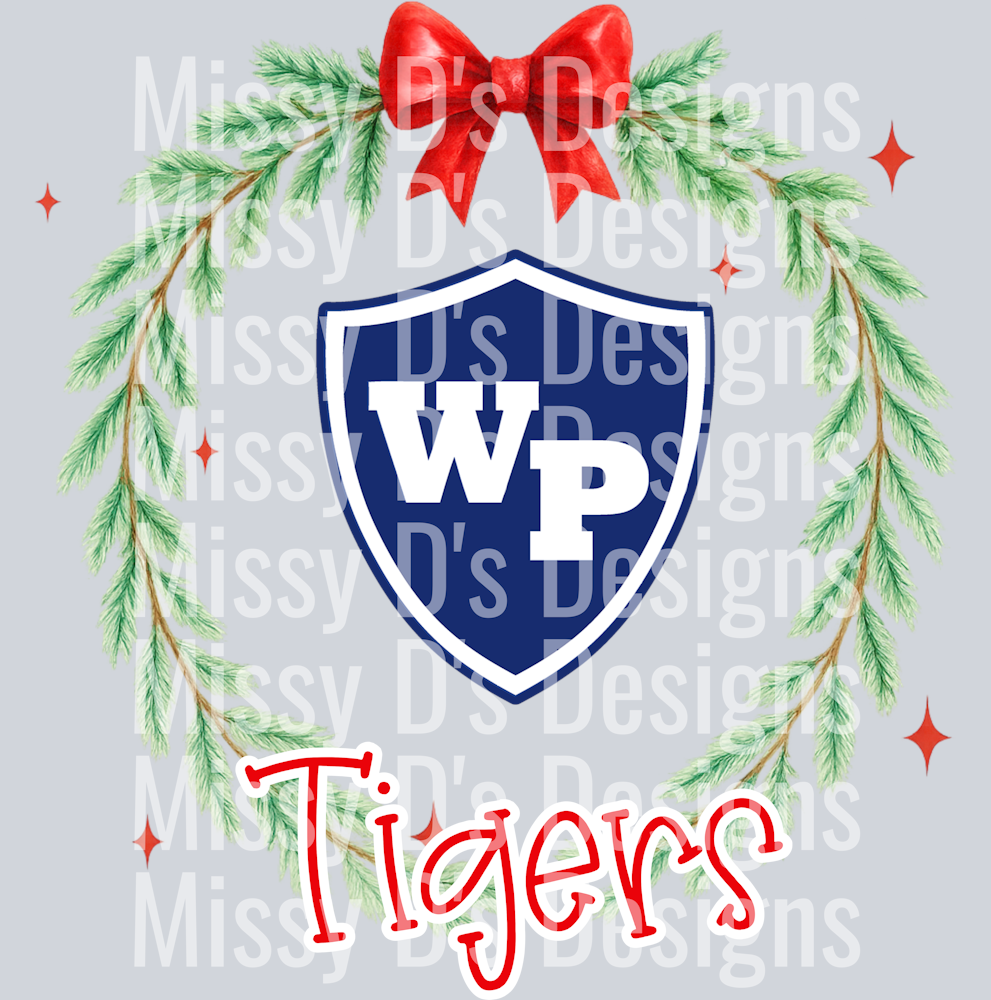 Christmas Wreath Mascot tigers (2)