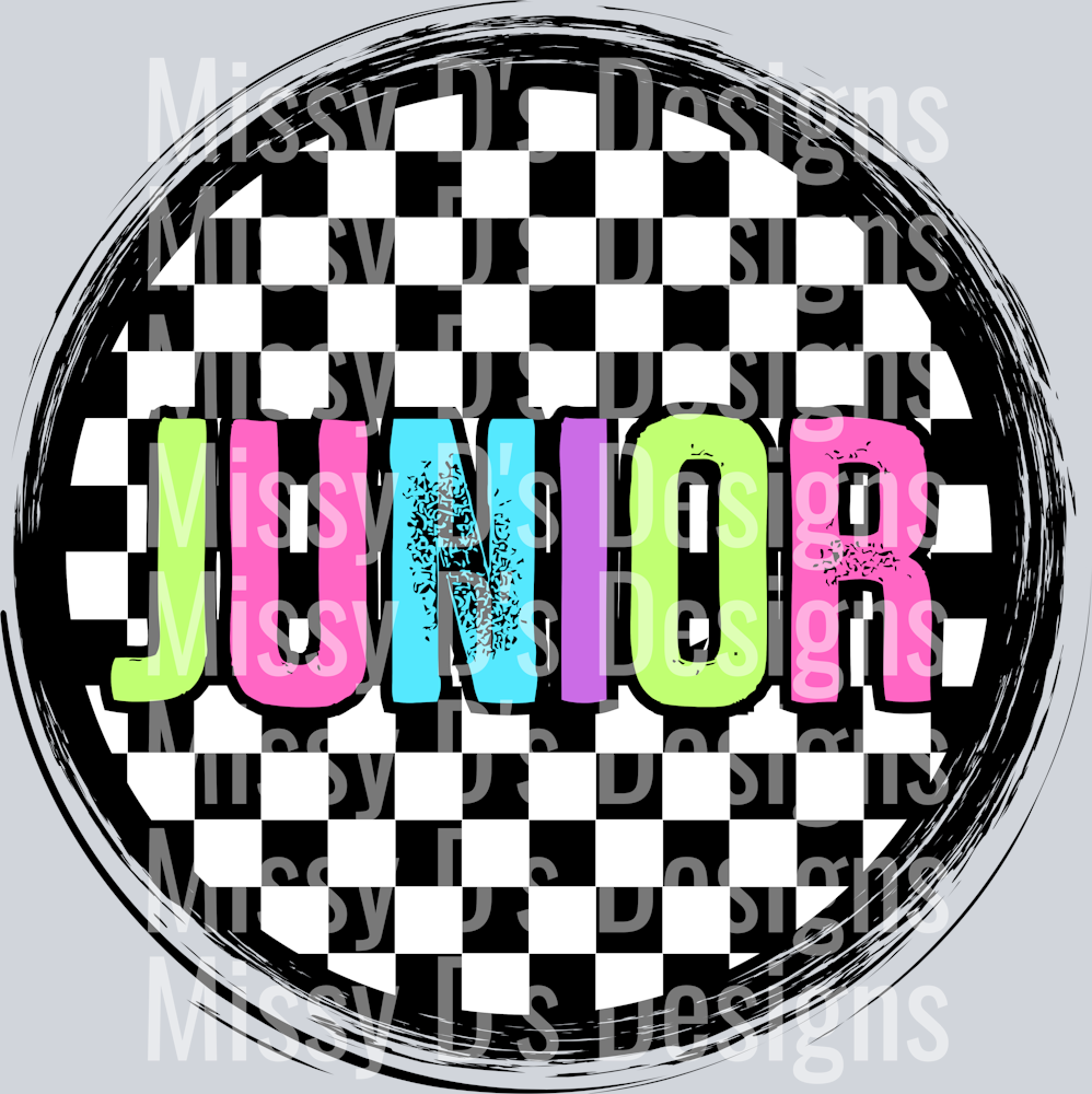 CheckeredCirclePinkJunior