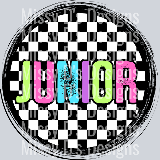 CheckeredCirclePinkJunior