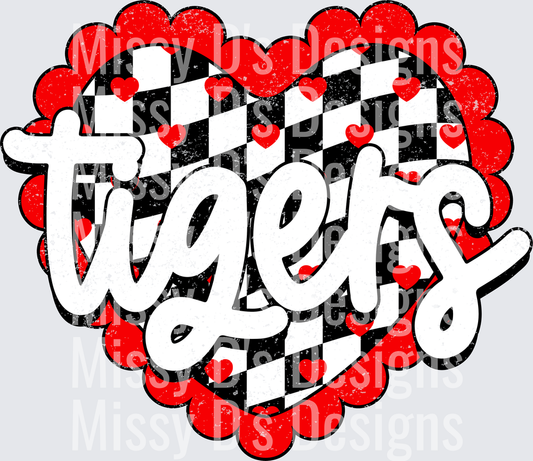 Hearts tigers