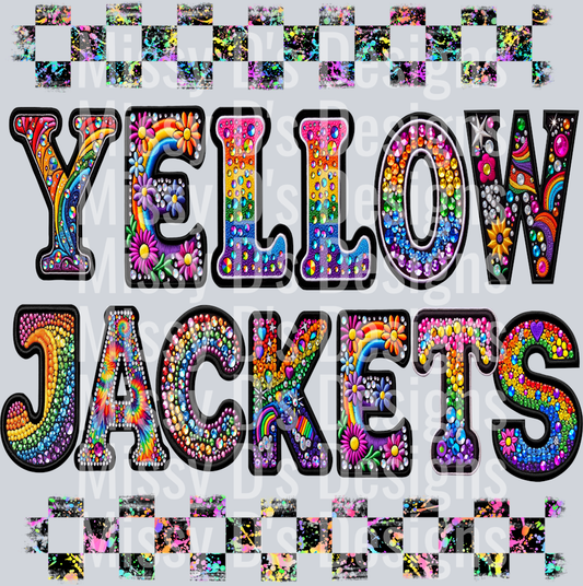 Rainbow gems yellow jackets