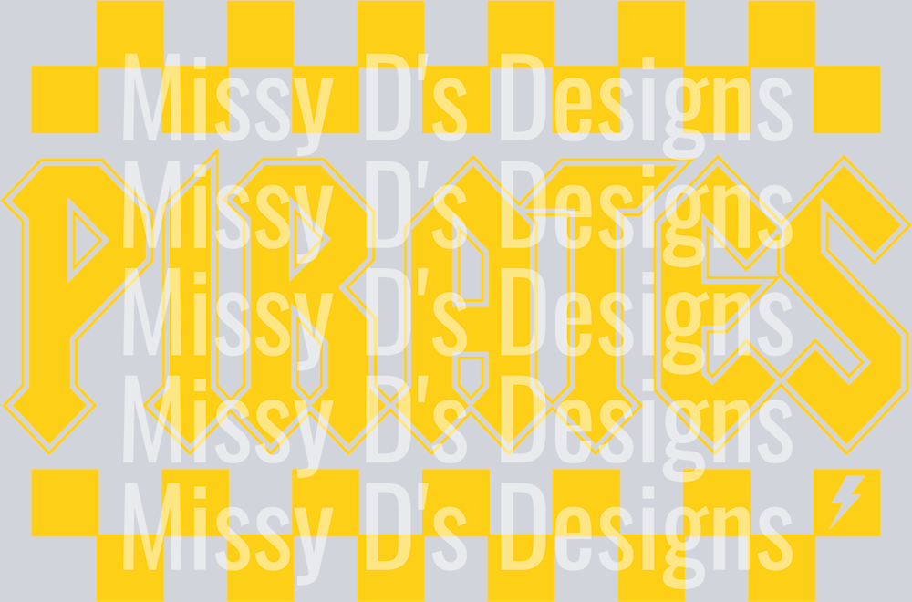 Pirates Checkered Gold