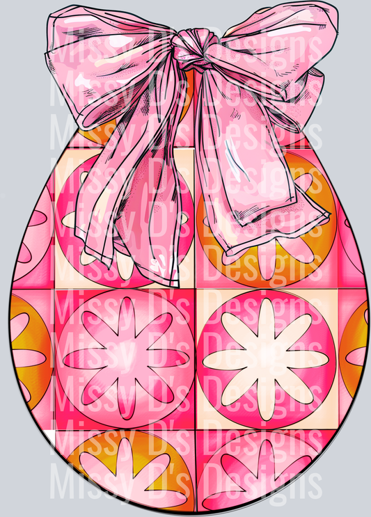 pink easter bow