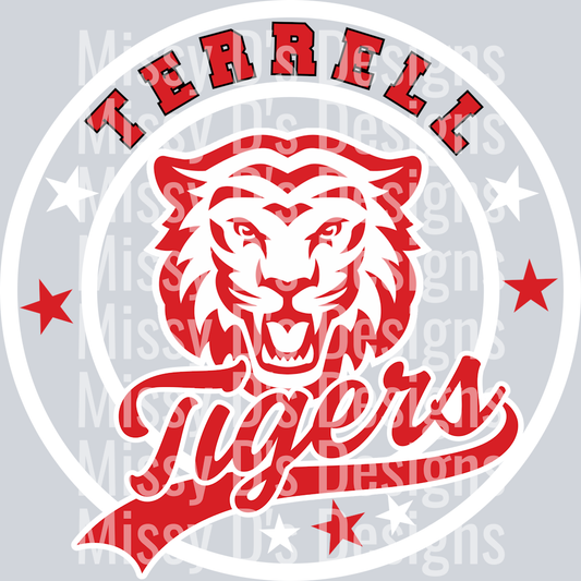 Terrell Tigers Circle Mascot (4)