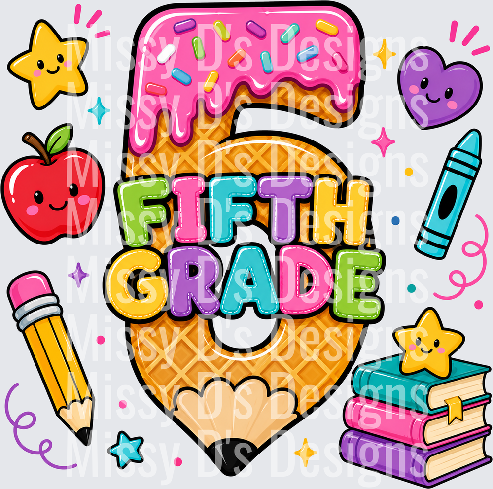 Back to School 5th grade ice cream