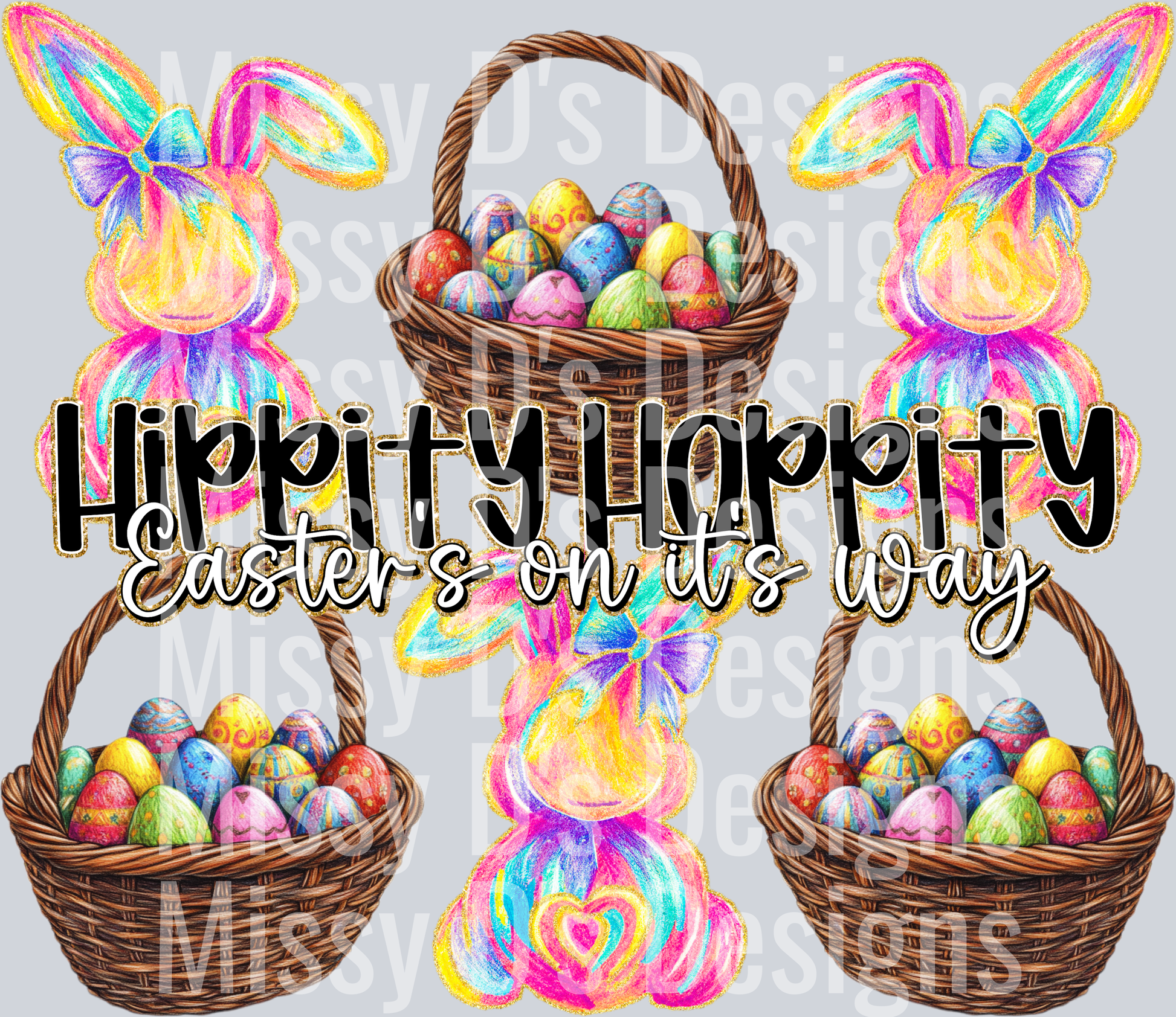 hippity hoppity easter is on it's way