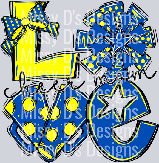 LoveCheerblueyellowmom