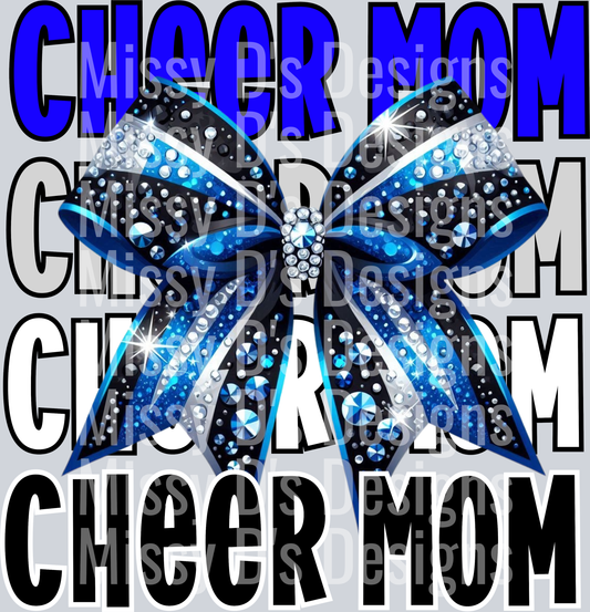Cheer mom royal blue