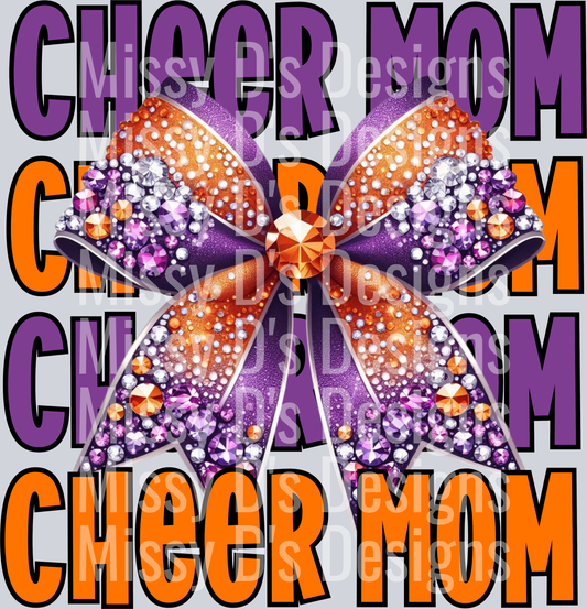 Cheer mom op