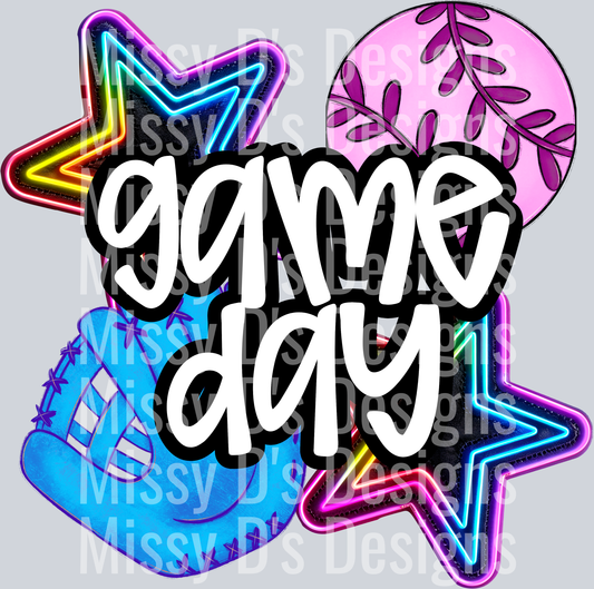 GAME DAY SOFTBALL WHITE