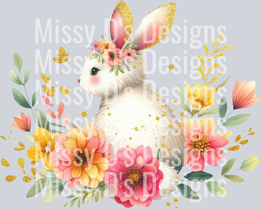 Easter Bunny Floral (1)
