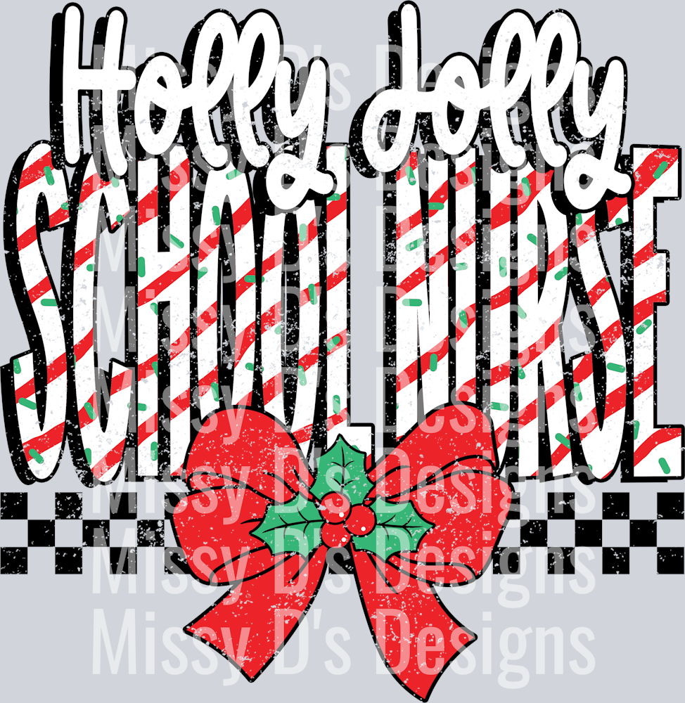 Holly Jolly School Nurse