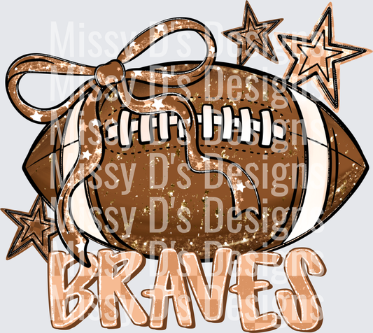 FootballMascot Braves