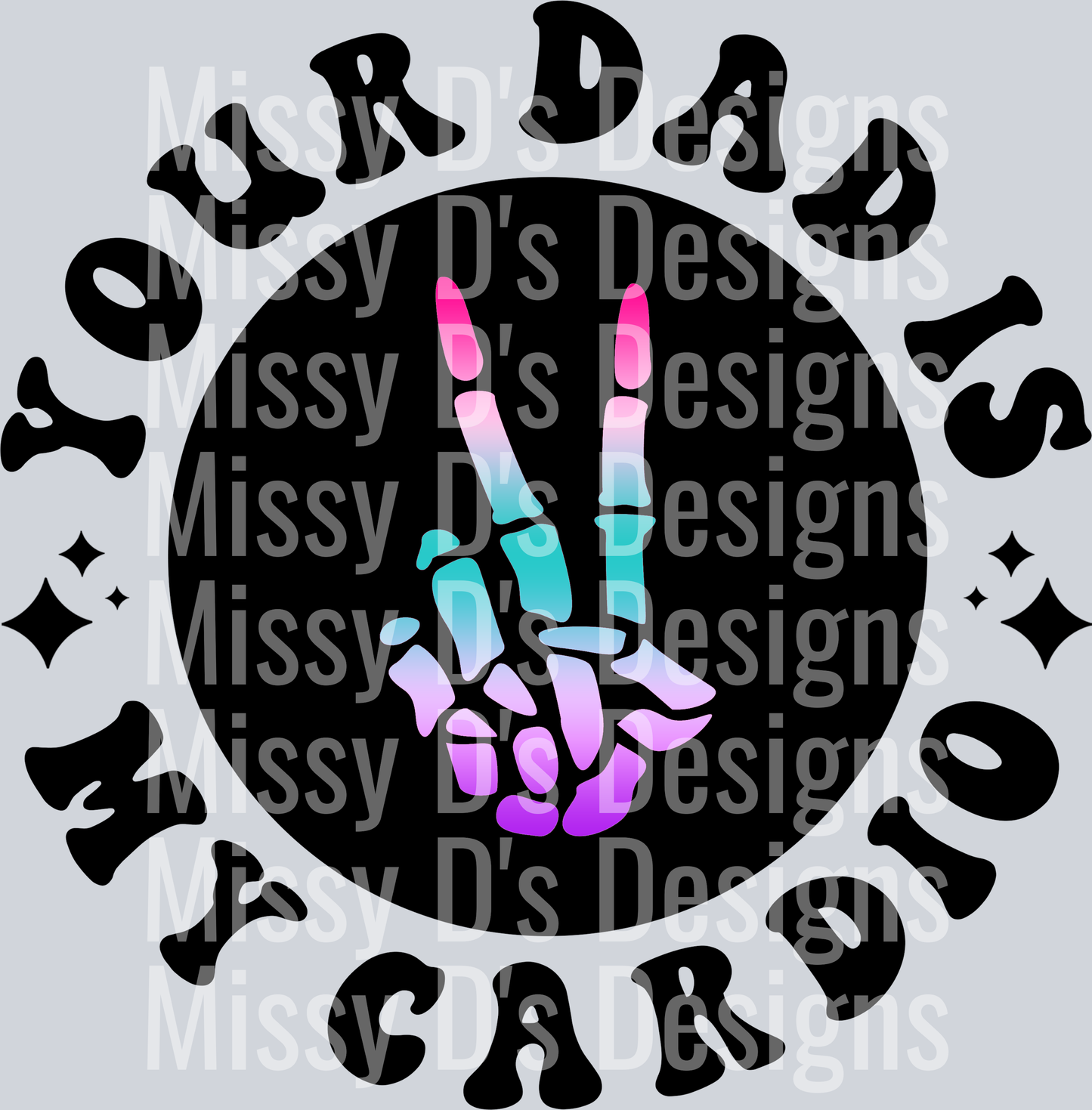 Color Your Dad Is My Cardio Pocket Design