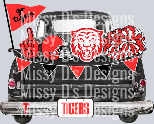 go tigers tailgate truck