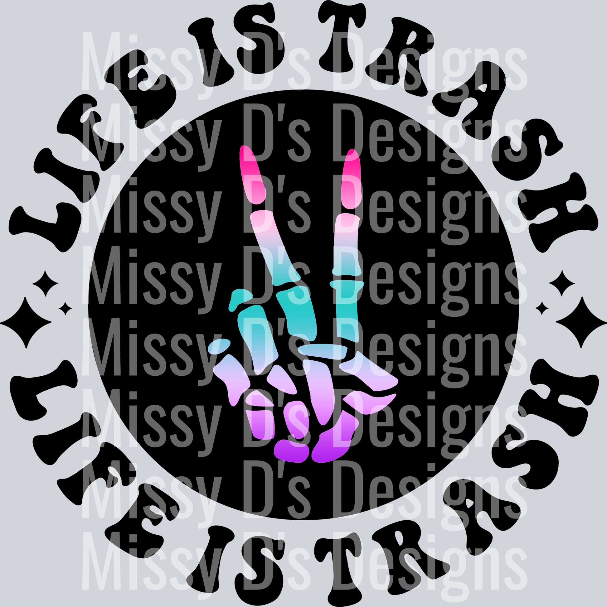Color Life Is Trash Pocket Design